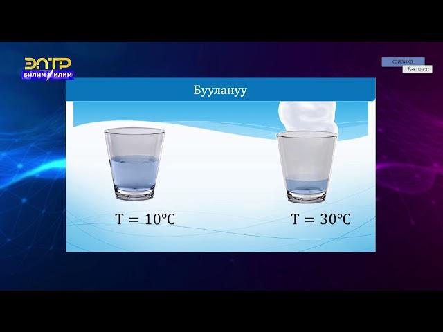 8-класс  | Физика |  Буулануу,  кайноо