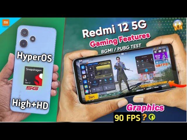 Redmi 12 5G/POCO M6 Pro HyperOS 1.0.5.0 Gaming Test, 90FPS, High+HD Game Play, Amazing Performance