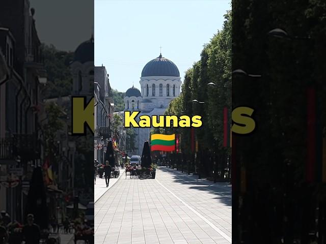 This is Kaunas, Lithuania  #shorts