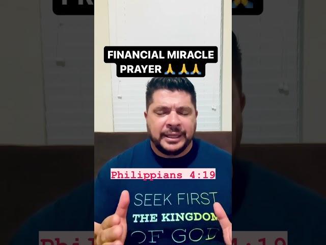 FINANCIAL MIRACLE PRAYER #shorts