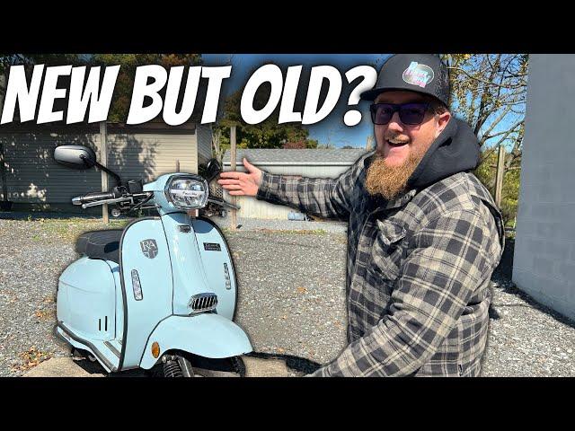 Riding a NEW Vintage Scooter