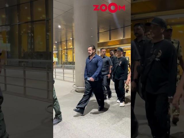 Salman Khan RETURNS Mumbai with heavy security at the airport #shorts #salmankhan