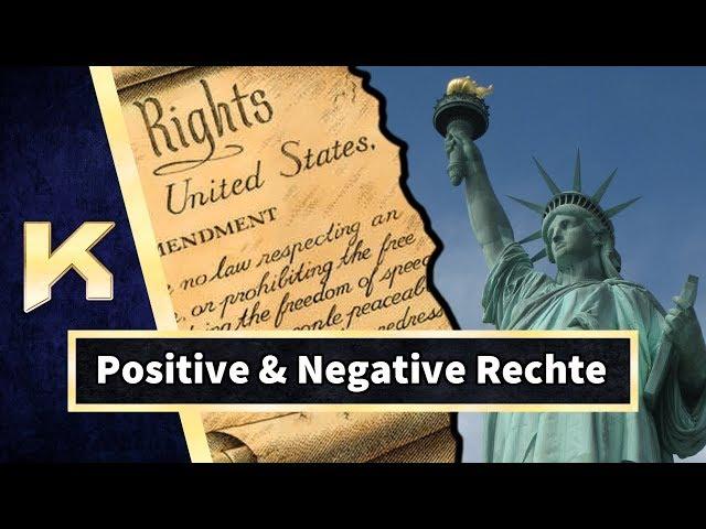 Positive & Negative Rechte und Freiheiten