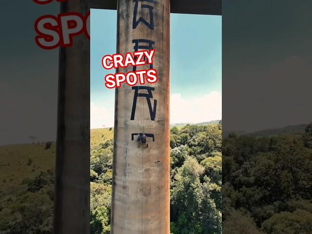  MILE HIGH CLUB GRAFFITI  Don't try this at home  These guys r professionals  #Graffiti #Art