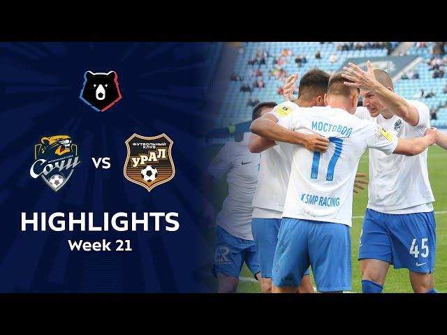 Highlights PFC Sochi vs FC Ural (2-0) | RPL 2019/20