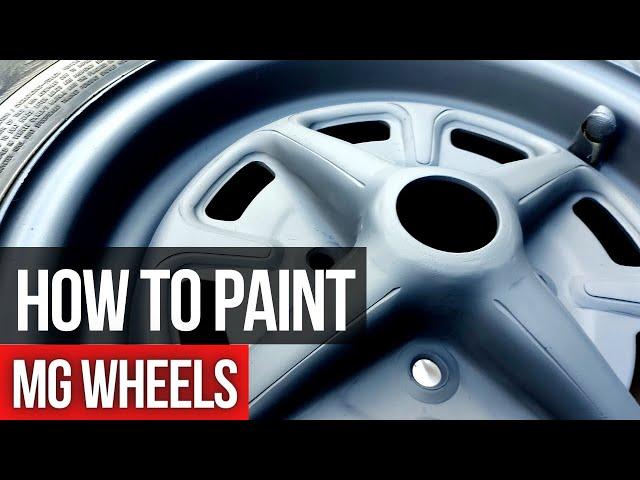 Refurbish + Repaint MG Midget Rostyle Wheels on a Budget