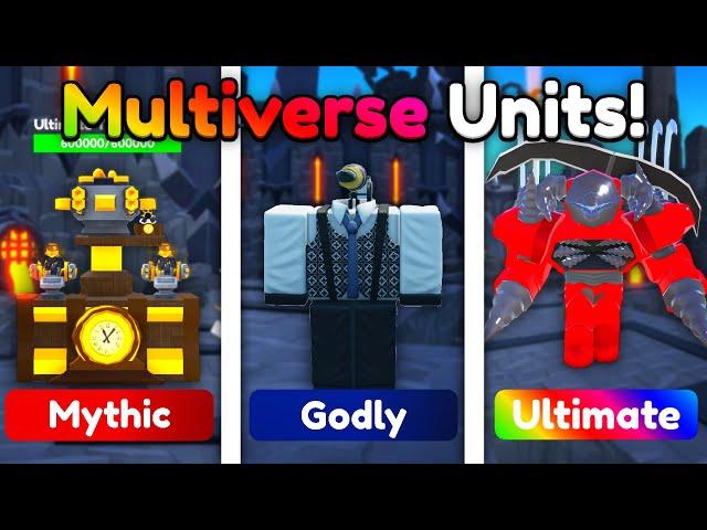 EVERY MULTIVERSE UNIT vs ENDLESS MODE.. (Toilet Tower Defense)