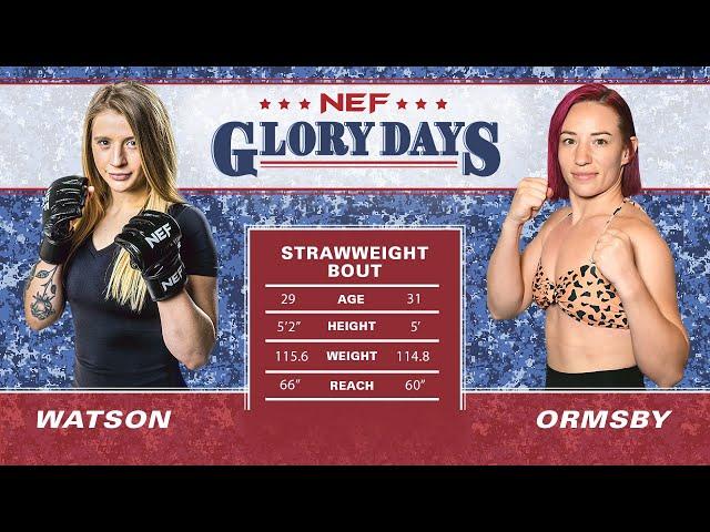 Glory Watson vs Shawna Ormsby