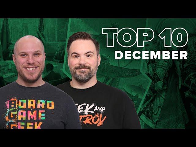 Top 10 Hottest Board Games: December 2024 - The Best of BGG