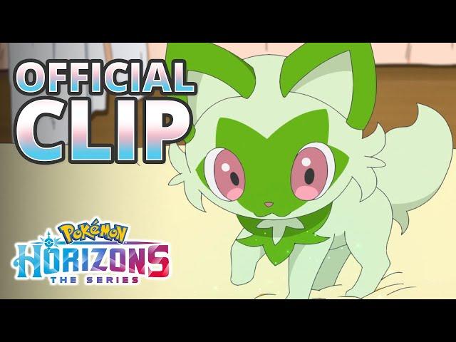 Sprigatito’s Biscuits  | Pokémon Horizons: The Series | Official Clip