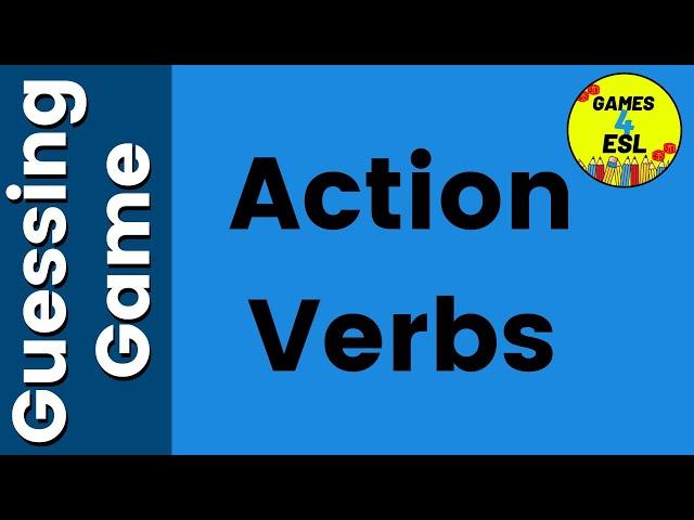 Action Verbs Game