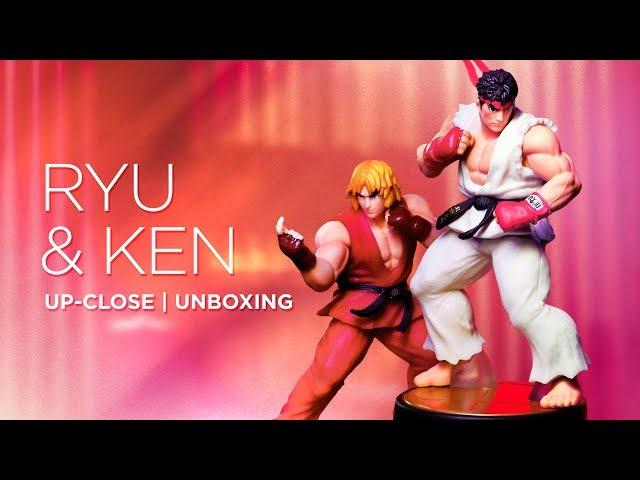 Ryu & Ken Amiibo - UP CLOSE | UNBOXING [Super Smash Bros - Street Fighter - Nintendo]