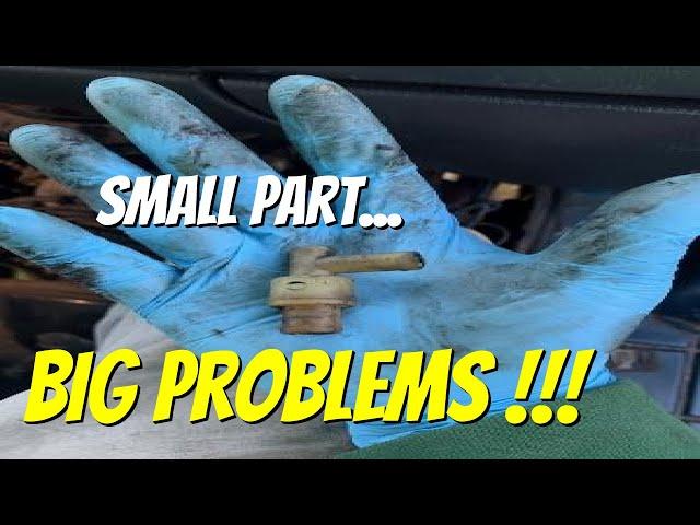 How to replace a PCV Valve & Crankcase Breather Filter 2001 Dodge Ram Van b2500