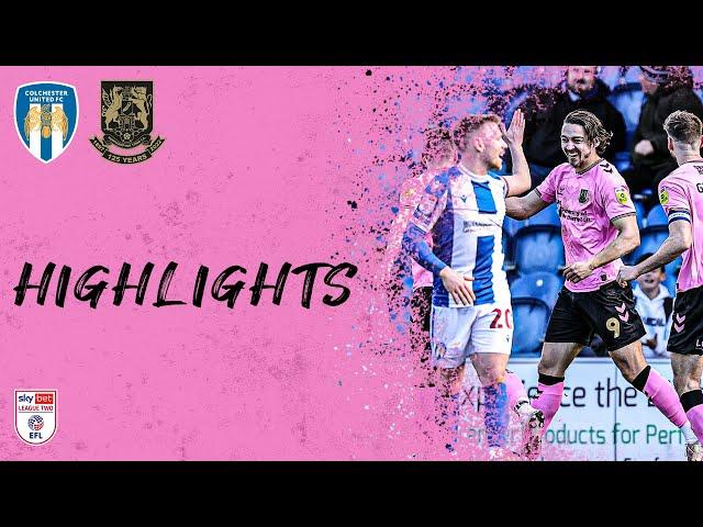 HIGHLIGHTS: Colchester United 0 Northampton Town 1