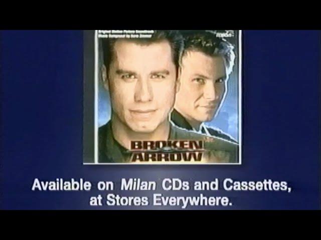 Broken Arrow Soundtrack "In Stores Everywhere" Available on Milan CD and Cassette