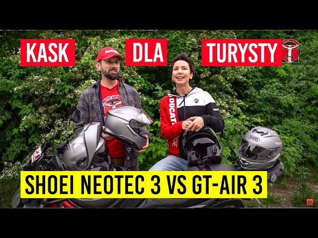 Shoei Neotec 3 vs GT-Air 3 - flip-up or integral? We compare tourist helmets.