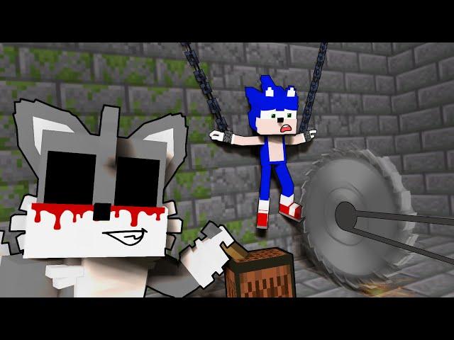 Sonic and Tails - Sad Ending.. Dancing Meme (Minecraft Animation) FNF