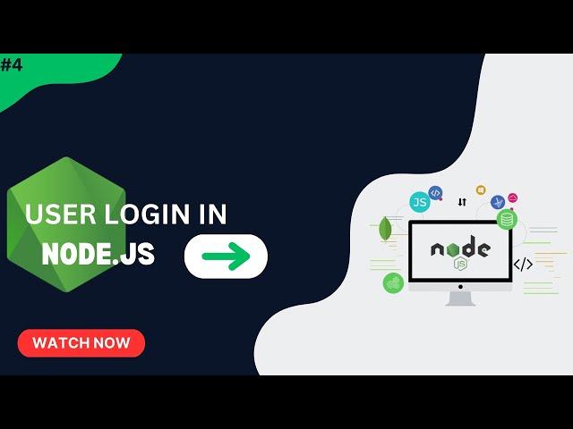 User Login In Node.js | Secure User Password - #nodejs #backend