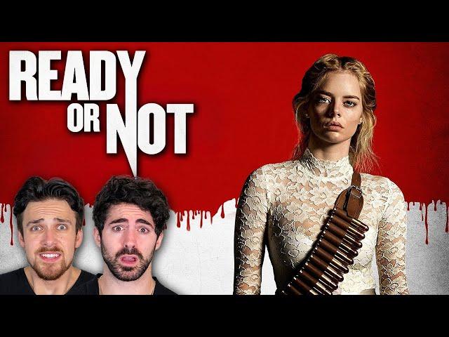 First time watching *READY OR NOT* (slasher comedy done right)