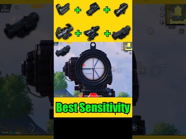 All Scope Sensitivity ️ Best Sensitivity Settings  #pubg #shorts