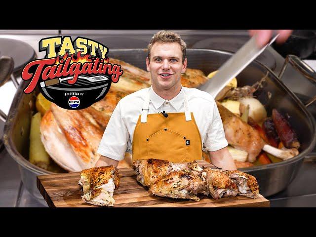 How To Prepare A DELICIOUS Thanksgiving Turkey | Tasty Tailgating Ep. 11