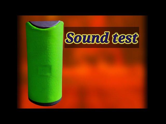 tg113 bluetooth speaker sound test