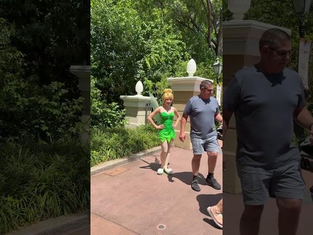 Tinker Bell at Epcot today #disneyworld #disneycharacters #tinkerbell