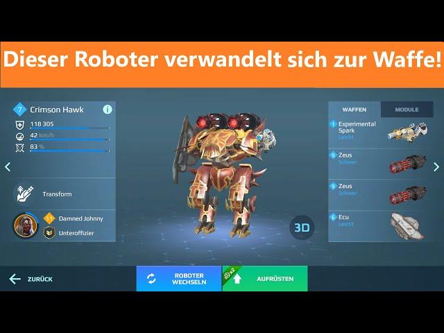 Mein neuer Crimson Hawk terrorisiert das gegnerische Team!-War Robot Gameplay (Deutsch/German)