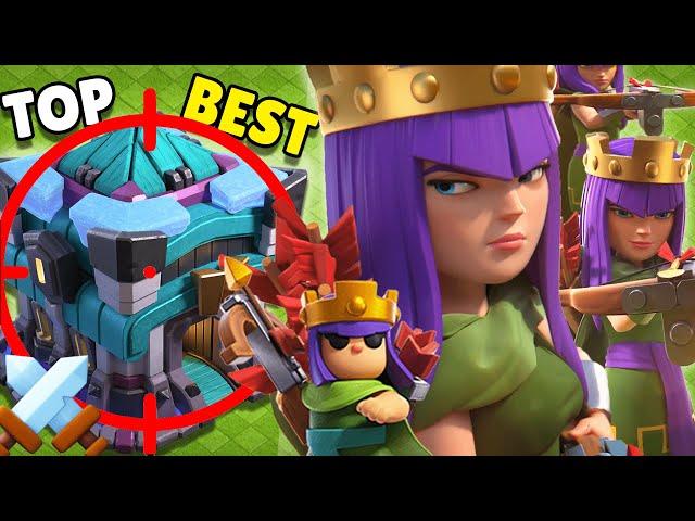  Unleash the Ultimate TH13 Queen Charge! Top 4 Insane Variations Revealed! 