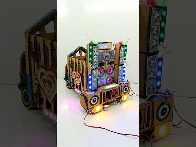 Diy Mini Navratri Gautier Ganesh DJ lightning truck Radha Krishna competition #navratri #shortfeed