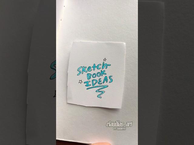 SKETCHBOOK IDEAS! #shorts #art #artist #sketchbook #drawing #draw #sketch