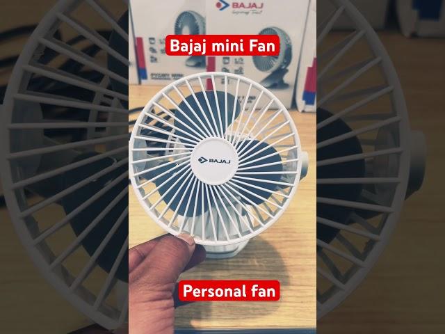 Bajaj mini personal fan #fans #bajaj #minifan #chargablefan #viral #electronic #bestdeals