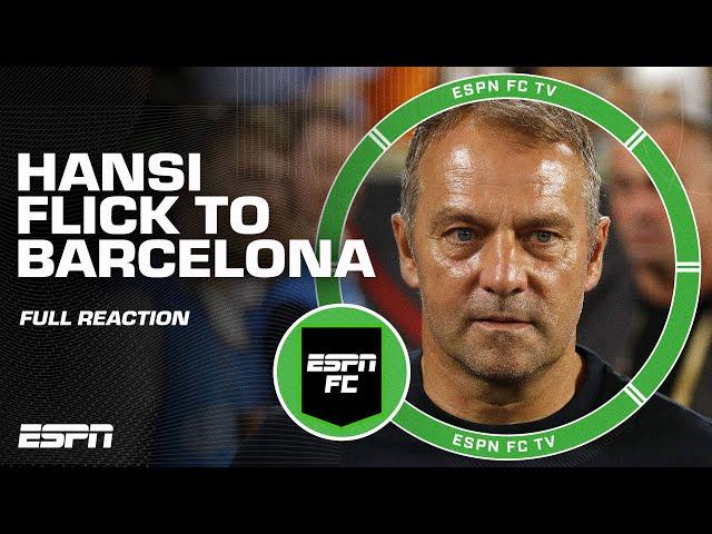 Hansi Flick to manage BARCELONA  How will he address Lewandowski? [FULL REACTION] | ESPN FC