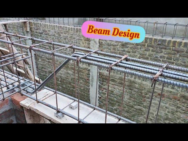 Design of beam for 18 feet span | Rcc slab beam Reinforcement