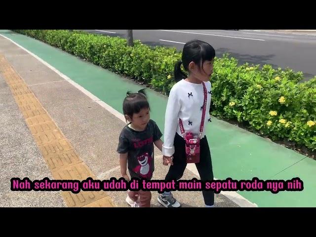 MAIN SEPATU RODA DI PODOMORO PARK || main perosotan sama main ayunan