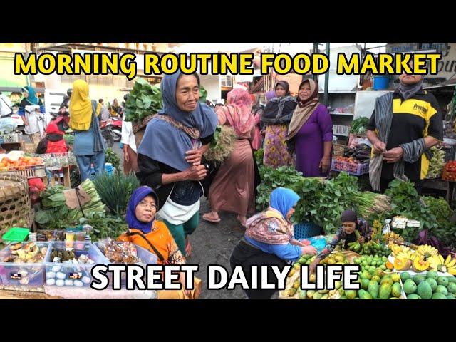 MORNING ROUTINE FOOD MARKET INDONESIA