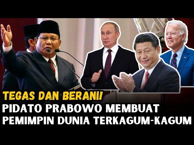 [FULL] PIDATO PRABOWO BIKIN PEMIMPIN DUNIA KAGUM!!