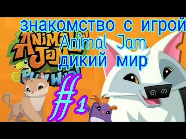 Знакомство с игрой Animal Jam дикий мир