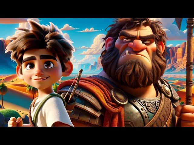 Story of David & Goliath | AI Animation