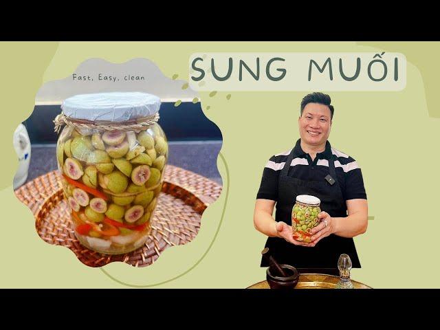 SUNG MUỐI - làm thế nào không bị thâm lại để được lâu | Cùng Cháu Vào Bếp