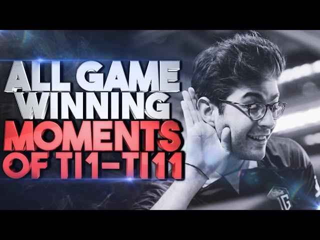 DOTA 2 - ALL GAME-WINNING Moments in The International History (TI1-TI11)
