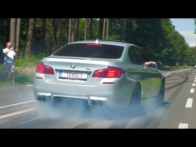 1000HP BMW M5 F10 - LOUD Burnouts & Accelerations!