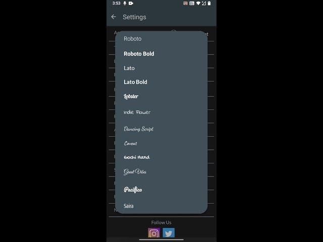 Life Personal Diary: How to customise font