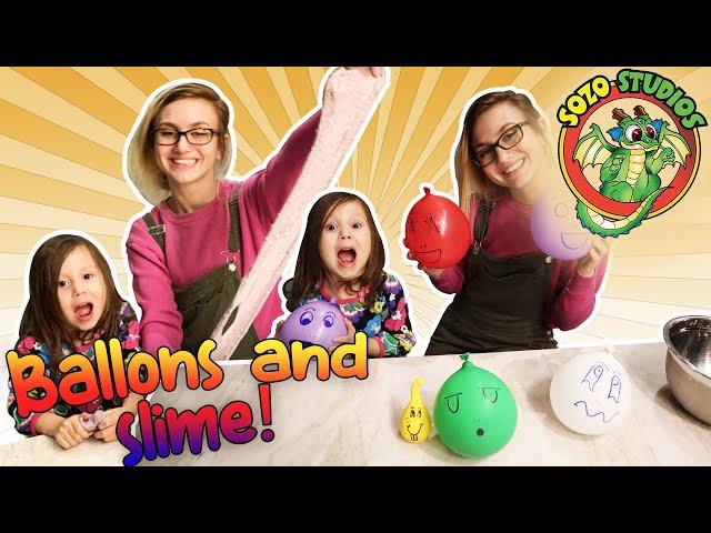 SLIME STORIES! Slime Balloons Explode With Emojis! | ASMR Slime Top Channel | Toddlerific Story Time