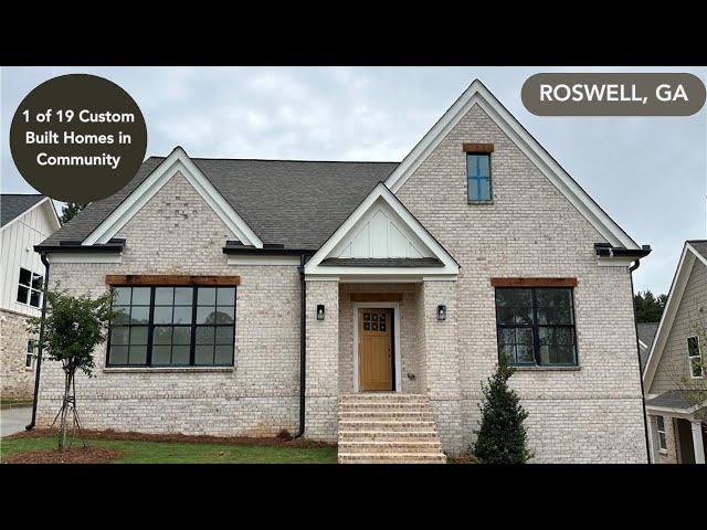 Inside This New Custom Built Home For Sale in Roswell, GA | Home Office Potential