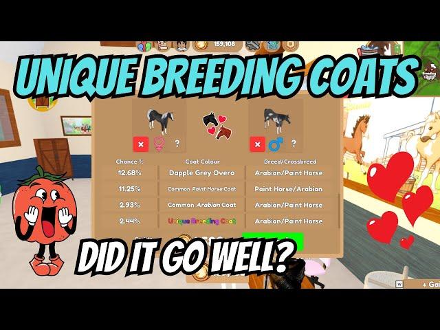 LETS TRY AND BREED UNIQUE BREEDING COATS | Wild Horse Islands