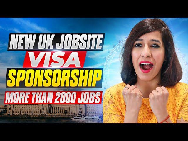 Demo Of UK Job Website With Visa Sponsorship | New Website Created By Student & Sponsored By UK Govt