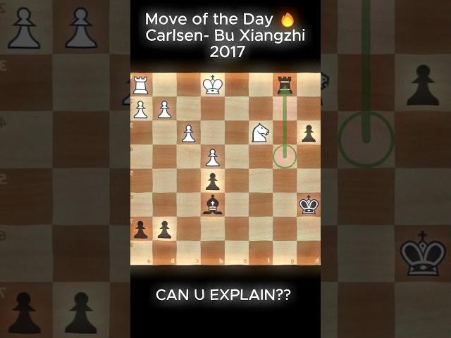 Move of the Day  Carlsen vs Bu Xiangzhi 2017