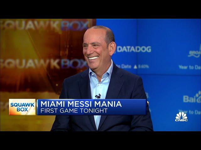 MLS commissioner Don Garber on Lionel Messi debut: It's a good time to be in the soccer business