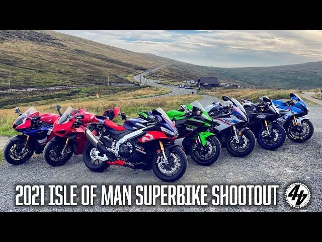 2021 Isle of Man Superbike Shootout | RSV4 v S 1000 RR v Panigale v Fireblade v ZX-10R v GSX-R v R1M